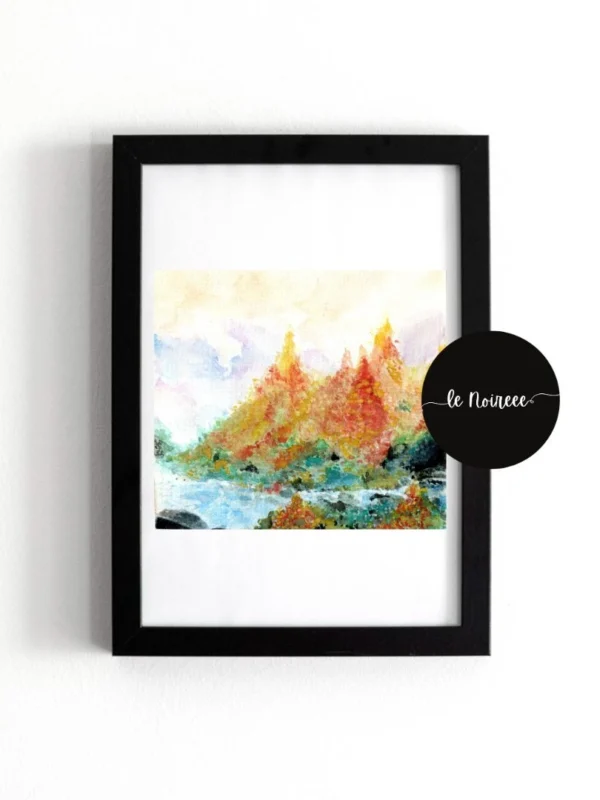 At Sunrise – Watercolor Painting
