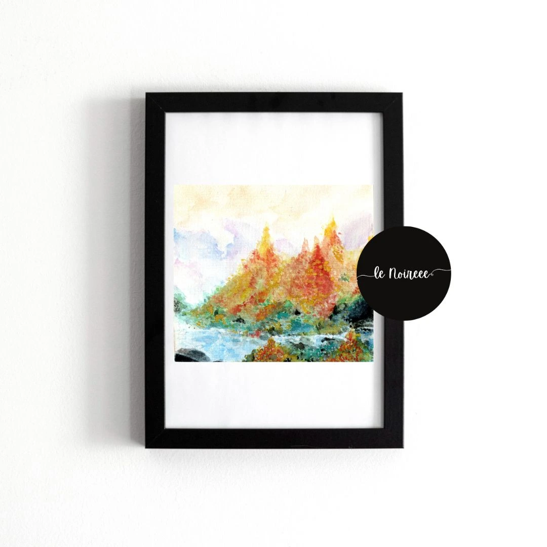 At Sunrise - Watercolor Painting - Image 2