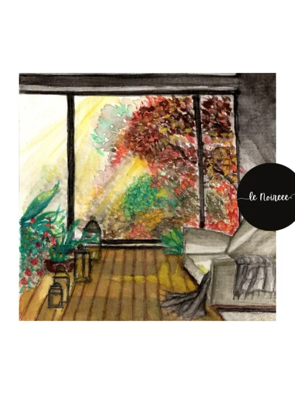 Window Frame- Watercolor Painting